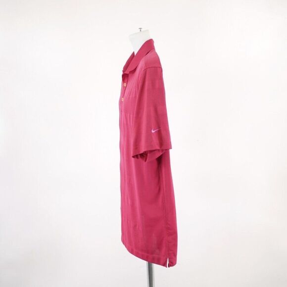 Nike‎ Golf Performance Dri-Fit Magenta Pink Large Polo Shirt Short Sleeve - Picture 5 of 10